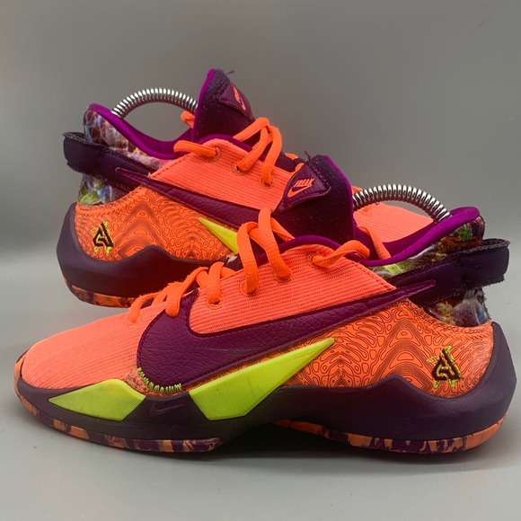 Nike Zoom Freak 2 'Bright Mango' Size 5Y - Picture 1 of 6